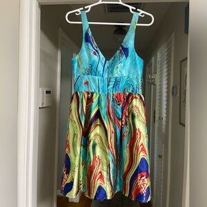 EUC Morrell Maxie 100% Silk Dress